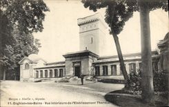 CPA Enghien Les Bains Vue Interieure De I'Etablissement Thermal