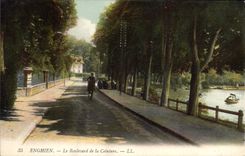 CPA Enghien Le Boulevard De La Ceinture