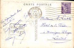 CPA St Leu La Foret Les Tamaris Rue De Boissy