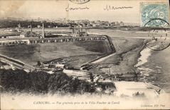 CPA Cabourg Vue Generale Prise De La Villa Foucher De Careil