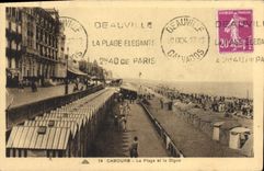 CPA Cabourg La Plage Et La Digue