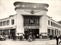 CPA Caen La Gare Routiere