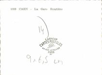 CPA Caen La Gare Routiere