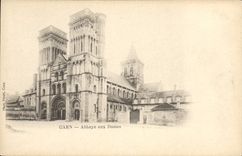 CPA Caen Abbaye Aux Dames