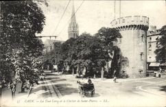 CPA Caen La Tour Leroy Et Le Clocher De Saint Pierre