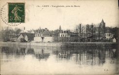 CPA Caen Vue Generale Prise Du Bassin
