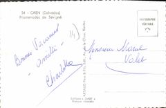 CPA Caen Promenades De Sevigne