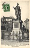CPA Caen Statue D'Elie De Beaumont Place Saint Sauveur