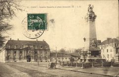 CPA Caen Caserne Hamelin Et Place Alexandre III