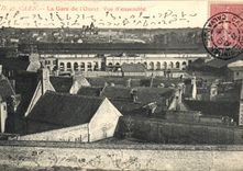 CPA Caen La Gare De I'Ouest Vue D'Ensemble