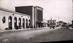 CPA Caen La Gare De I'Etat