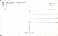 CPA Caen La Gare De I'Etat