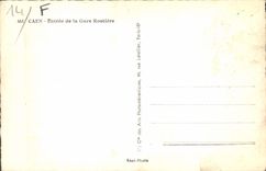 CPA Caen Entree De La Gare Routiere