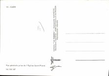 CPSM Caen vue générale