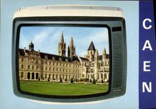 CPSM Caen L'Abbaye Aux Hommes Fondee En 1066