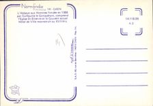 CPSM Caen L'Abbaye Aux Hommes Fondee En 1066