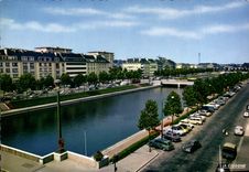 CPSM Caen Les Bords De I'Orne