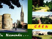 CPSM Caen Cite De Guillaume Le Conquerant L'Eglise Saint Pierre