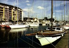 CPSM Caen Le Port De Plaisance