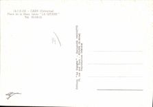 CPSM Caen Place De La Gare Tabac La Gitane