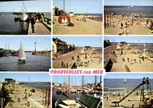 CPSM Courseulles Sur Mer La Jetee La Plage club Mickey