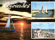 CPSM Courseulles Sur Mer jetée plage