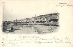 CPA Trouville Les Quais a Maree Basse