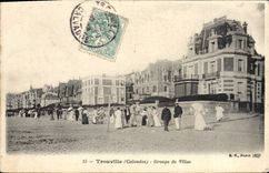 CPA Trouville Groupe De Villas