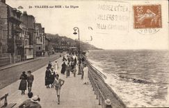 CPA Villers Sur Mer La Digue