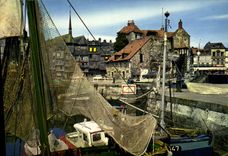 CPSM Honfleur La Lieutenance Et Les Bateaux De Peche