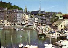 CPSM Honfleur Le Vieux Bassin