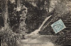 CPA Houlgate Beuzeval Cascade Dans La Vallee