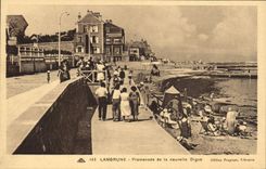 CPA Langrune Promenade De La Nouveile Digue
