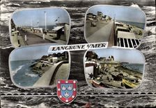 CPSM Langrune Sur Mer La Plage La Descente Principale