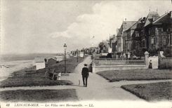 CPA Lion Sur Mer Les Villas Vers Hermanville