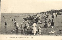 CPA Lion Sur Mer L'Heure Du Bain