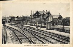 CPA Lisieux La Gare