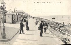 CPA Luc Sur Mer Le Promenoir Cote Sud