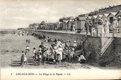 CPA Luc Sur Mer La Plage Et La Digue