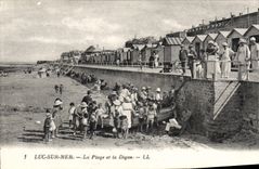 CPA Luc Sur Mer La Plage Et La Digue