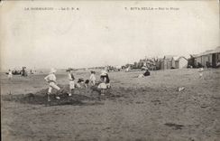 CPA La Normandie Riva Bella Sur La Plage