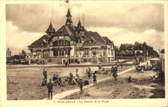 CPA Riva Bella Le Casino Et La Plage