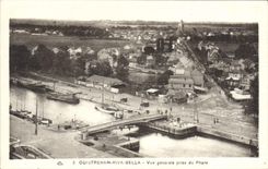 CPA Ouistreham Riva Bella Vue Generale Prise Du Phare