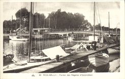 CPA Riva Bella Ponton Des Regates D'Ouistreham