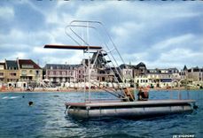 CPSM Saint Aubin Sur Mer Vue Du Plongeoir