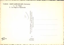 CPSM Saint Aubin Sur Mer La Plage