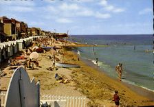CPSM Saint Aubin Sur Mer La Plage