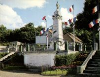 CPSM Saint Aubin Sur Mer Le Monument Aux Morts