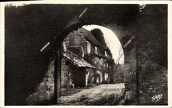 CPA Villers Sur Mer Entree du Manoir D'Auberville