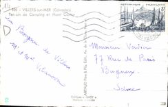 CPA Villers Sur MEr Terrain De Camping Et Mont Canisy